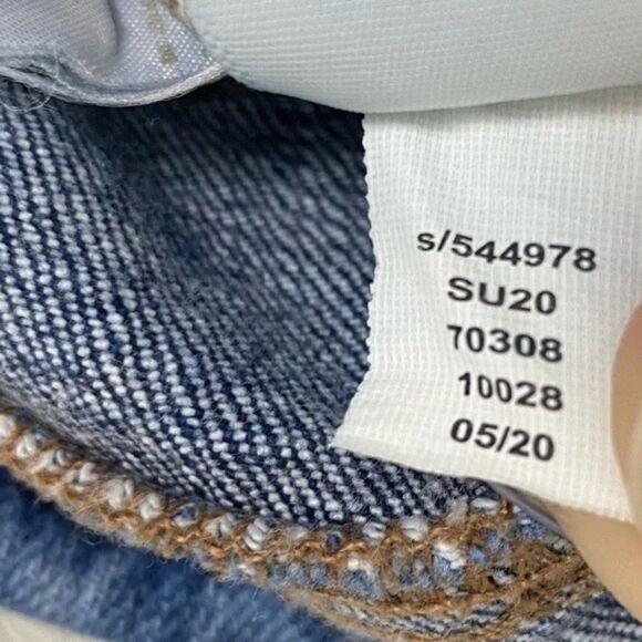 Loft | High Waist Straight Crop Jeans Size 31 / 12 - Picture 10 of 10